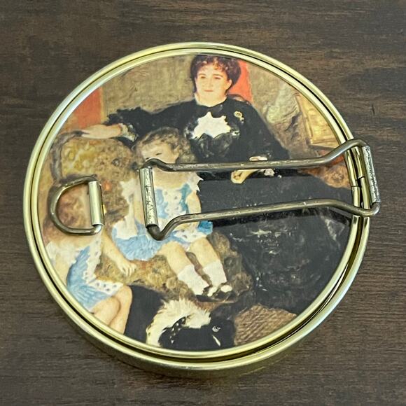 Compact Travel Double Mirror Madame Georges Charpentier and her Children - Picture 2 of 9